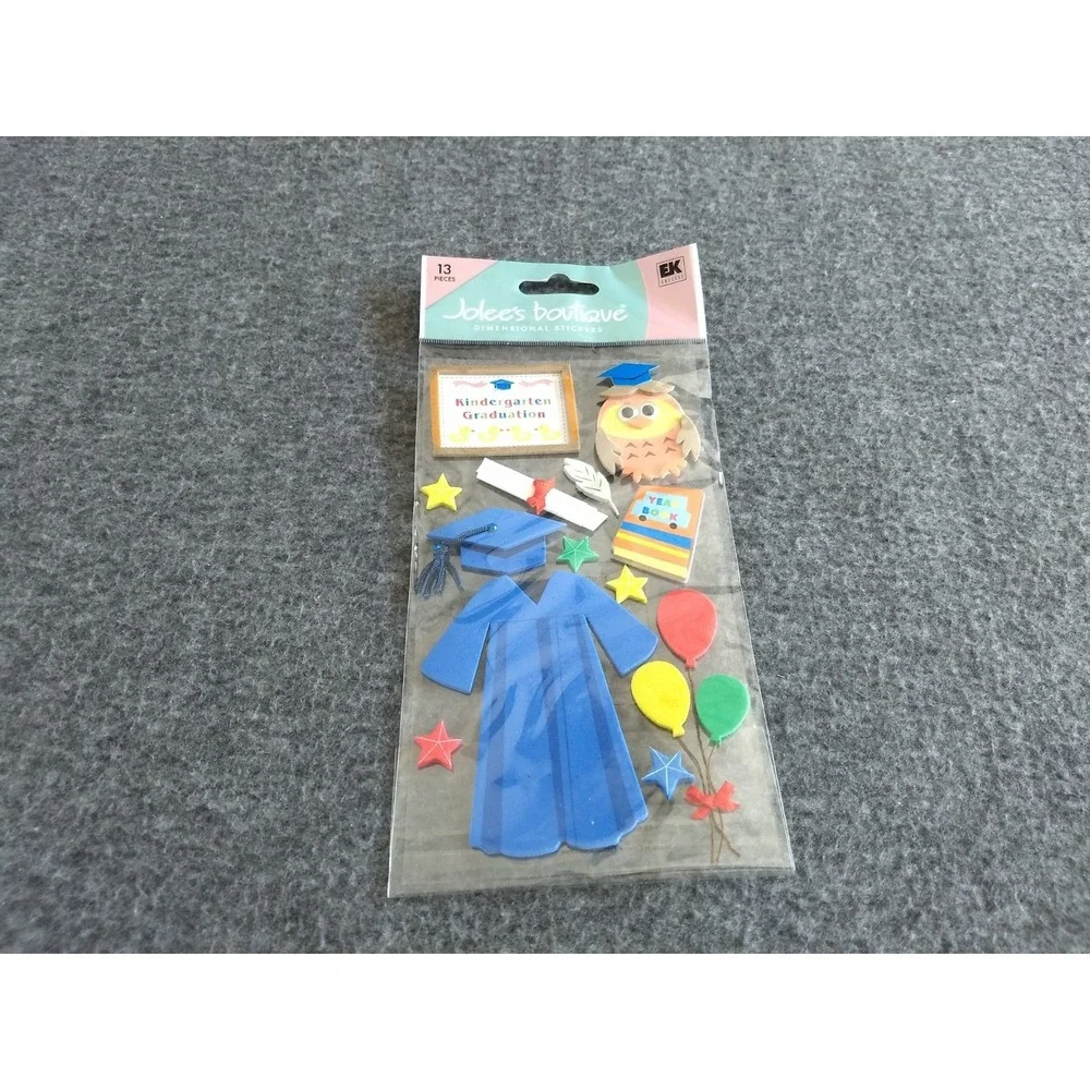 Jolee's‎ Boutique Scrapbooking Dimensional Stickers Lot of 4 School 1st Day NEW